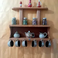 ۳ عدد شلف چوبی|کتابخانه، شلف، قفسه‌های دیواری|تهران, گمرک|دیوار