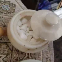 قندان و شکلات خوری سنگ مرمر|کلکسیون اشیاء عتیقه|تهران, تهرانسر شمالی|دیوار