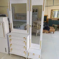 سرویس عروس تخت کمددراورمیزtvجاکفشی اینه کنسول|تخت و سرویس خواب|مشهد, رسالت|دیوار