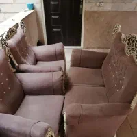 مبلمان 7 نفره میزعسلی