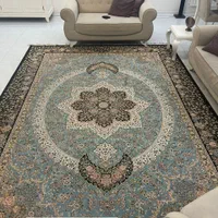 فرش ۶ متری ماشینی طرح ترنج، قالیچه ماشینی