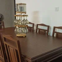 میز ناهارخوری هشت نفره چوب راش مارک چوبیران|میز و صندلی غذاخوری|حمیدیا, |دیوار