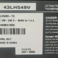 ال ای دی ۴۳ اینج ال جی|تلویزیون و پروژکتور|خرم‌آباد, |دیوار