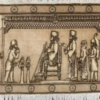 تابلو  دستبافت تبریز تخت جمشید