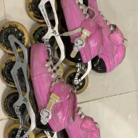 دو جفت اسکیت مارک بونت حرفه ای رنگ صورتی