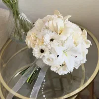 دسته گل عروس گل مصنوعی|گل مصنوعی|اصفهان, نقش جهان|دیوار