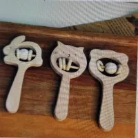 جغجغه دسته دار چوپی بافتنی