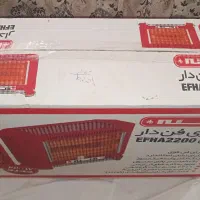 بخاری برقی  ۵ شعله فن دار در حد نو|بخاری، هیتر، شومینه|صومعه‌سرا, |دیوار