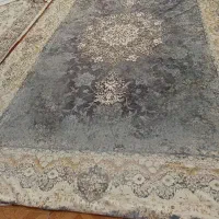 2 عدد فرش 9 متری افشان کرم رنگ و2عدد روفرشی کش دار|فرش|قزوین, |دیوار