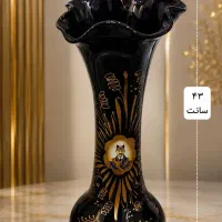 گلدان شیشه ای نو همراه با کارتن