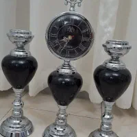شمعدونی و ساعت ست