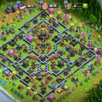 اکانت کلش تاون هال ۱۷ تقریبا مکس