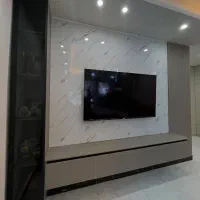 نصاب  تی وی وال ترمووال ماربل پنل دیوار پوش تایل
