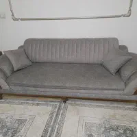 مبل ۸ نفره بازشو با ۲ پاف|مبلمان خانگی و میز عسلی|قرچک, باقرآباد|دیوار