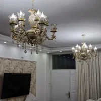 لوستر سرامیکی دست‌ساز با طراحی سفارشی|لوستر و چراغ آویز|مشهد, خواجه ربیع|دیوار
