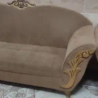 مبل هفت نفره با دوتا میز عسلی|مبلمان خانگی و میز عسلی|زاهدان, |دیوار