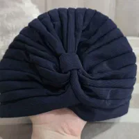 کلاه حجاب مجلسی سرمه ای
