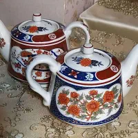 قوری امیری ژاپنی قدمت پهلوی یک جفت|قوری، کتری، قهوه‌ساز دستی|تهران, سید خندان (جلفا)|دیوار