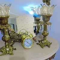 آینه وشمعدان آلیاژ|بوفه، ویترین، کنسول|سنندج, |دیوار