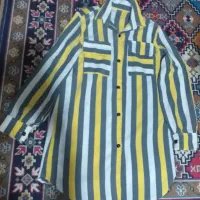 مانتو خط خطی طرح گوره خری فروش فوری