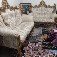 مبل سلطنتی ۷نفره|مبلمان خانگی و میز عسلی|شهریار, ابراهیمآباد|دیوار