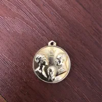 سکه مدال آویزی تاجگذاری سه رخ