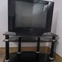 میز و تلویزیون سامسونگ 29اینچ با کنترل