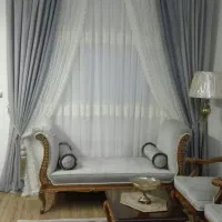 پرده پذیرایی و کلیه لوازم