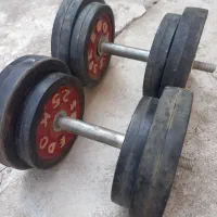 یک جفت دمبل ورزشی|تجهیزات ورزشی|آمل, |دیوار