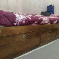 تخت عرض ۱۲۰ در حد نو|تخت و سرویس خواب|باقرشهر, |دیوار