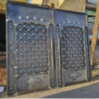 درب آهنی طرح دار ساده|خدمات پیشه و مهارت|پرند, فاز ۳|دیوار