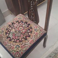 مبل قالی 6 نفره با میزناهارخوری 8 نفره قالی|مبلمان خانگی و میز عسلی|رفسنجان, |دیوار