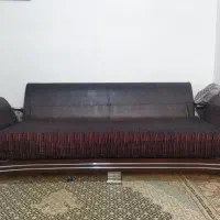 کاناپه سه نفر در حد نو|مبلمان خانگی و میز عسلی|کرمانشاه, |دیوار