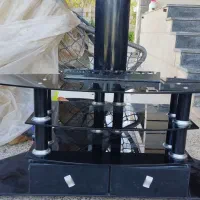 میز تلویزیون شیشه ای مشکلی