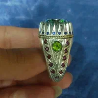 انگشتر موزانایت کلکسیونی استاد رسول زاده