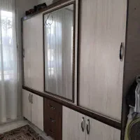 کمد دیواری/سه درب ریلی/کشودار/هایگلس/3متری