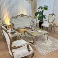 مبلمان سلطنتی جنس بدنه چوب با پارچه درجه یک ترک|مبلمان خانگی و میز عسلی|چابهار, |دیوار