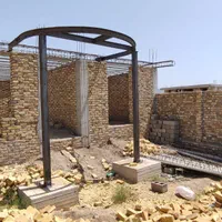 جوشکاری سیار ،اجرا پله و ساخت سایه بان بدون پایه .|خدمات پیشه و مهارت|بافت, |دیوار