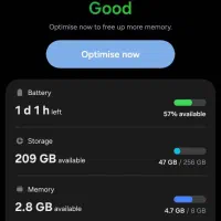 گوشی a17 حافظه256 رام 8