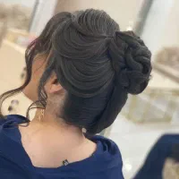 (شنیون مو فقط ۴۰۰ هزار  تومن)( میکاپ ۴۵۰تومن)