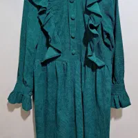 پیراهن مخمل کبریتی