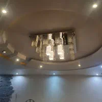 لوستر سقفی  مربعی|لوستر و چراغ آویز|کرج, باغستان|دیوار