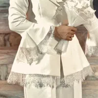 کت سفید مجلسی