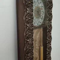 ساعت قدی برنز و چوب راش