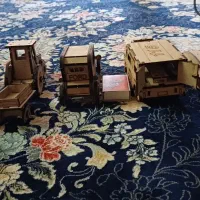 ماکت ماشین چوبی|مجسمه، تندیس، ماکت|کرمان, |دیوار