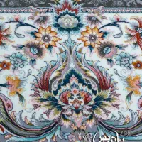 ۲عددفرش پاتریس ۹متری ۱۵۰۰ شانه افشان سی گل کرم|فرش|اردبیل, |دیوار