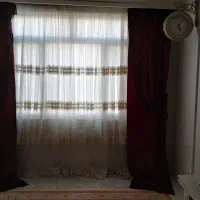 پرده گیپور نو و والن های زرشکی مخمل براق محکم|پرده، رانر، رومیزی|مشهد, طلاب|دیوار