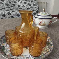 پارچ ولیوان ایتالیایی قدیمی|ظروف سرو و پذیرایی|چهاردانگه (تهران), |دیوار