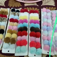 کش مو گل توپی