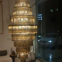 لوستر آویز ۶۰ شاخه تمیز  سالم|لوستر و چراغ آویز|ملایر, |دیوار